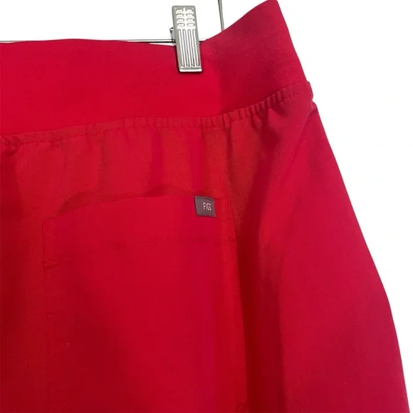 FIGS Red Scrub Set Catarina Top and Straight Leg Pants XL/XL Tall Womens - Picture 13 of 15